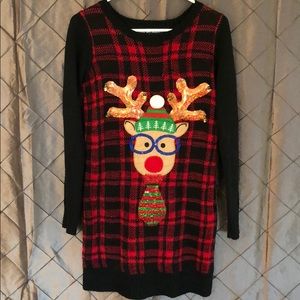 Christmas sweater dress